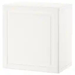 IKEA Bestå kast met deur, wit/smeviken wit, 60x42x64 cm aanbieding