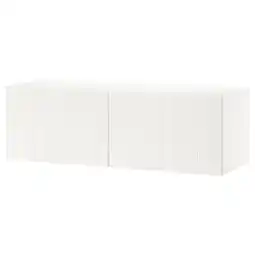 IKEA Bestå kastencombinatie voor wandmontage, wit/sutterviken wit, 120x42x38 cm aanbieding