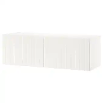 IKEA Bestå kastencombinatie voor wandmontage, wit/sutterviken wit, 120x42x38 cm aanbieding