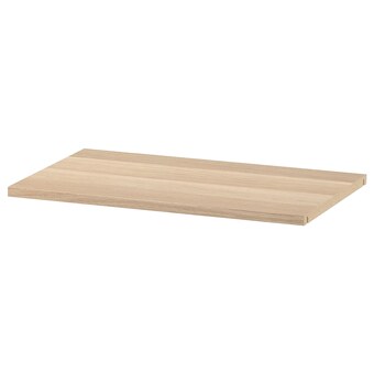 IKEA Bestå plank, wit gelazuurd eikeneffect, 56x36 cm aanbieding