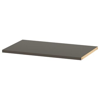 IKEA Bestå plank, donkergrijs, 56x36 cm aanbieding