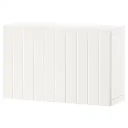 IKEA Bestå kastencombinatie voor wandmontage, wit/sutterviken wit, 60x22x38 cm aanbieding
