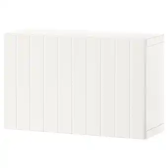 IKEA Bestå kastencombinatie voor wandmontage, wit/sutterviken wit, 60x22x38 cm aanbieding
