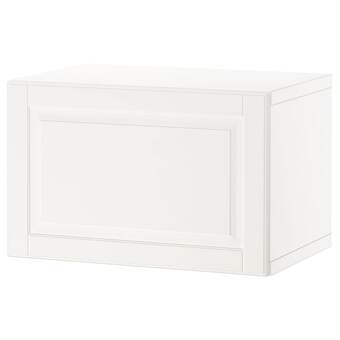 IKEA Bestå kastencombinatie voor wandmontage, wit/smeviken, 60x42x38 cm aanbieding