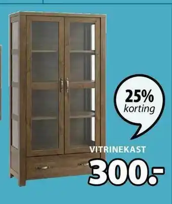 Jysk Vitrinekast aanbieding