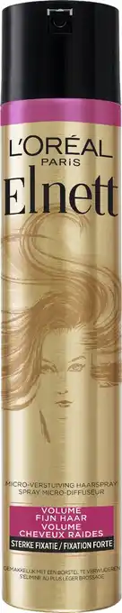 Bol.com 6x l'oréal elnett satin volume extra sterk haarspray 200 ml aanbieding