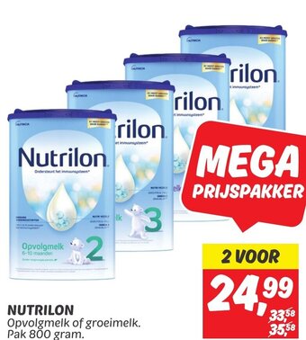 Dekamarkt Nutrilon 800g aanbieding