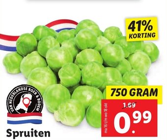 Lidl Spruiten 750g aanbieding