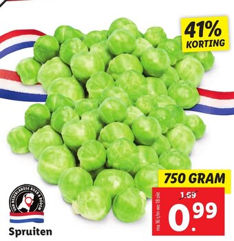 Lidl Spruiten 750g aanbieding