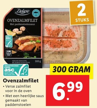 Lidl Ovenzalmfilet 300g aanbieding