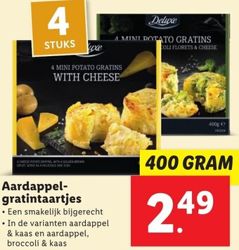 Lidl Aardappelgratintaartjes 400g aanbieding