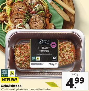 Lidl Gehaktbrood 500g aanbieding