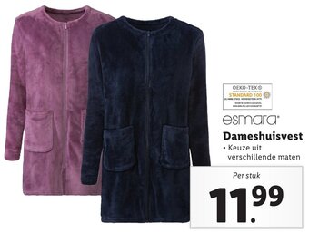 Lidl esmara Dameshuisvest aanbieding