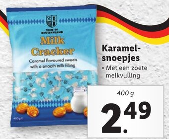 Lidl Karamelsnoepjes 400g aanbieding