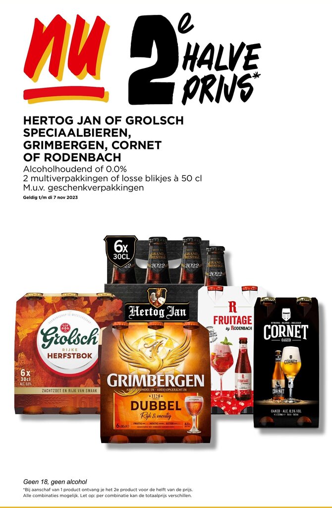 HERTOG JAN OF GROLSCH SPECIAALBIEREN, GRIMBERGEN,