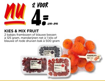 Jumbo KIES & MIX FRUIT aanbieding