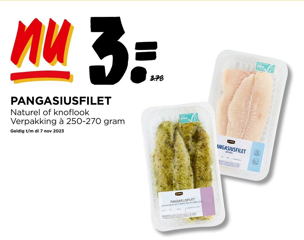 PANGASIUSFILET aanbieding bij Jumbo