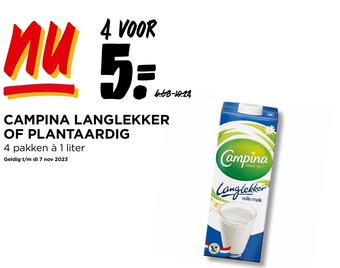 Jumbo CAMPINA LANGLEKKER OF PLANTAARDIG aanbieding