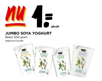 Jumbo JUMBO SOYA YOGHURT aanbieding