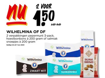 Jumbo WILHELMINA OF DF aanbieding