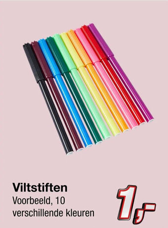 Kik Viltstiften aanbieding
