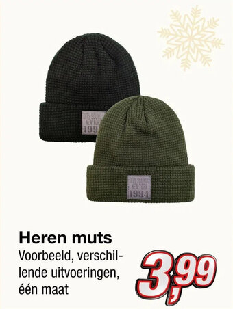 Kik Heren muts aanbieding