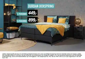 Haco Boxspring Durban 2-persoons aanbieding