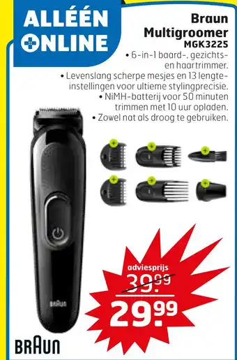 Trekpleister Braun Multigroomer aanbieding