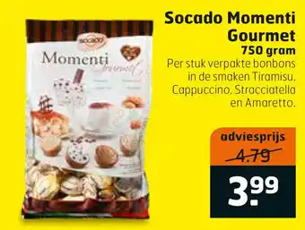 Trekpleister Socado Momenti Gourmet aanbieding