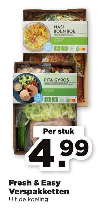 PLUS Fresh & Easy Verspakketten aanbieding