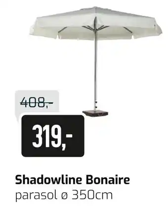 Kees Smit Shadowline Bonaire parasol 350cm aanbieding