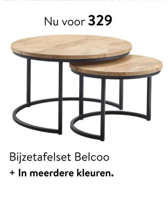 Profijt Meubel Bijzetafelset Belcoo + In meerdere kleuren. aanbieding