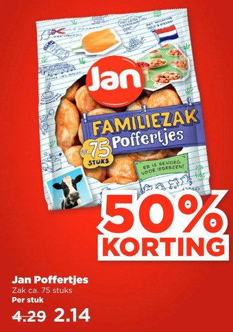 PLUS Jan poffertjes aanbieding