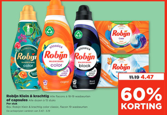 PLUS Robijn klein & krachtig aanbieding