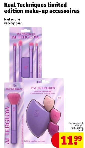 Kruidvat Real Techniques limited edition make-up accessoires aanbieding