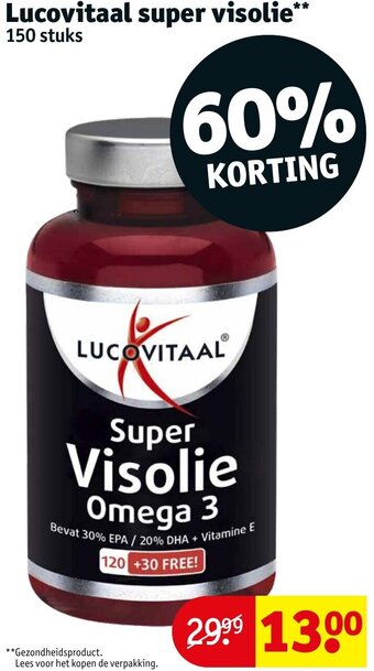 Kruidvat Lucovitaal super visolie aanbieding