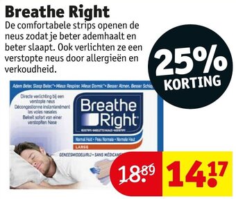 Kruidvat Breathe Right aanbieding