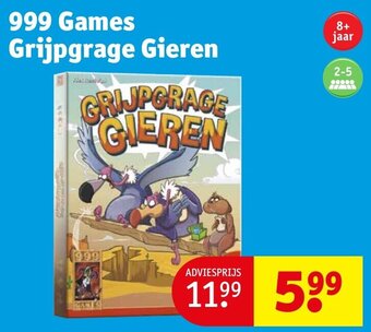 Kruidvat 999 Games Grijpgrage Gieren aanbieding