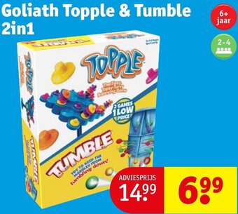 Kruidvat Goliath Topple & Tumble 2in1 aanbieding