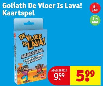 Kruidvat Goliath De Vloer Is Lava! Kaartspel aanbieding