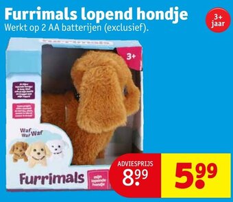 Kruidvat Furrimals lopend hondje aanbieding