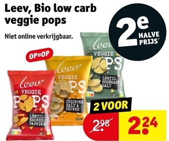 Kruidvat Leev, Bio low carb veggie pops aanbieding