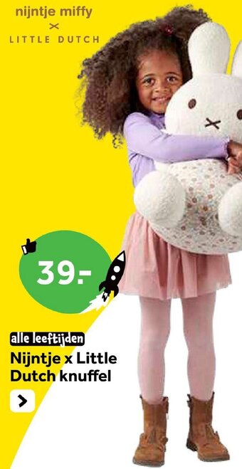 Intertoys Nijntje x Little Dutch knuffel aanbieding