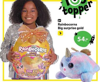 Intertoys Rainbocorns Big surprise gold aanbieding