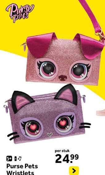 Intertoys Purse Pets Wristlets aanbieding