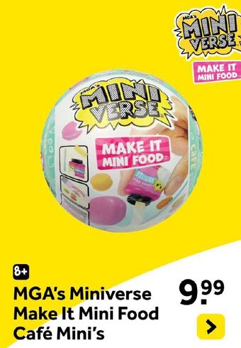 Intertoys MGA's Miniverse Make It Mini Food Café Mini's aanbieding