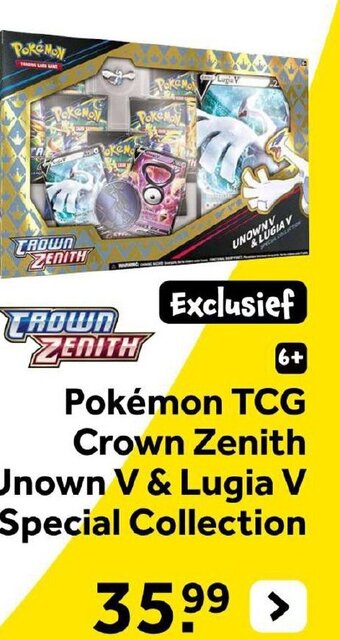 Intertoys Pokémon TCG Crown Zenith Unown V & Lugia V Special Collection aanbieding