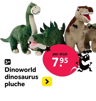 Intertoys Dinoworld dinosaurus pluche aanbieding