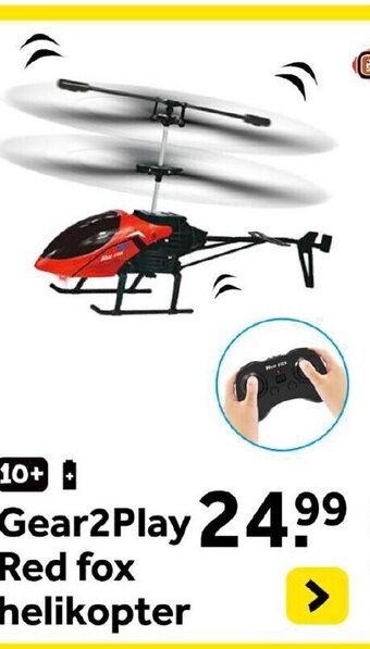 Intertoys Gear2Play Red fox helikopter aanbieding