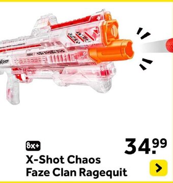 Intertoys X-Shot Chaos Faze Clan Ragequit aanbieding